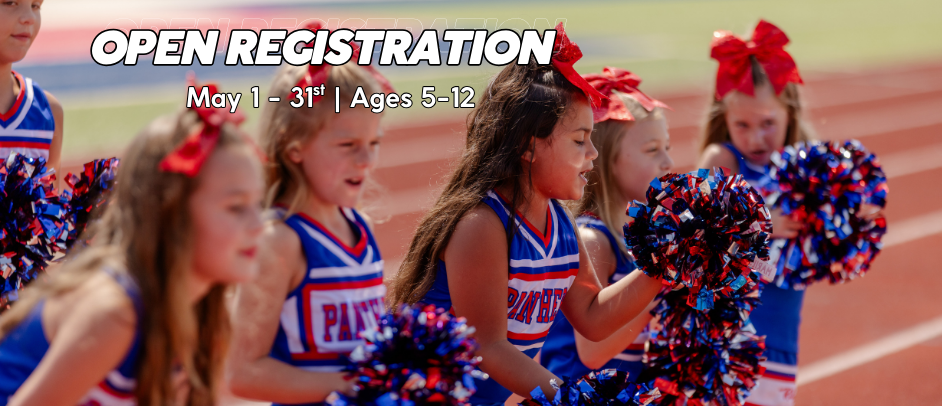 Sign up for Youth Cheerleading